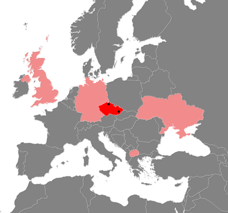 Standorte Tschechien